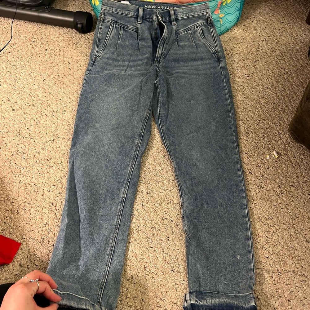 AE mom jeans